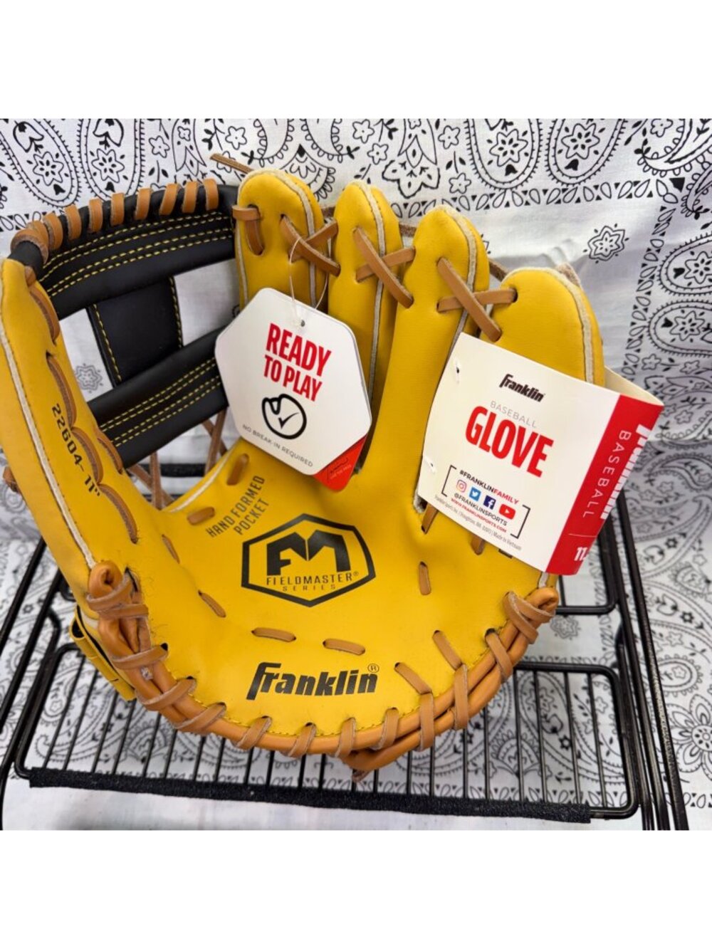 NEW Franklin Sports Field Master Baseball Glove Right Hand Throw 22604-11inch